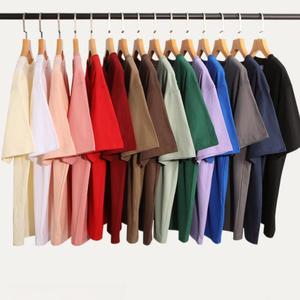 Embroidery Solid Workout <strong>Slogan</strong> Print Seamless <strong>Tshirt</strong> Mercerized Cotton 260G <strong>Funny</strong> Baseball Graphic Tees T-shirt Wholesale - Product Image 3