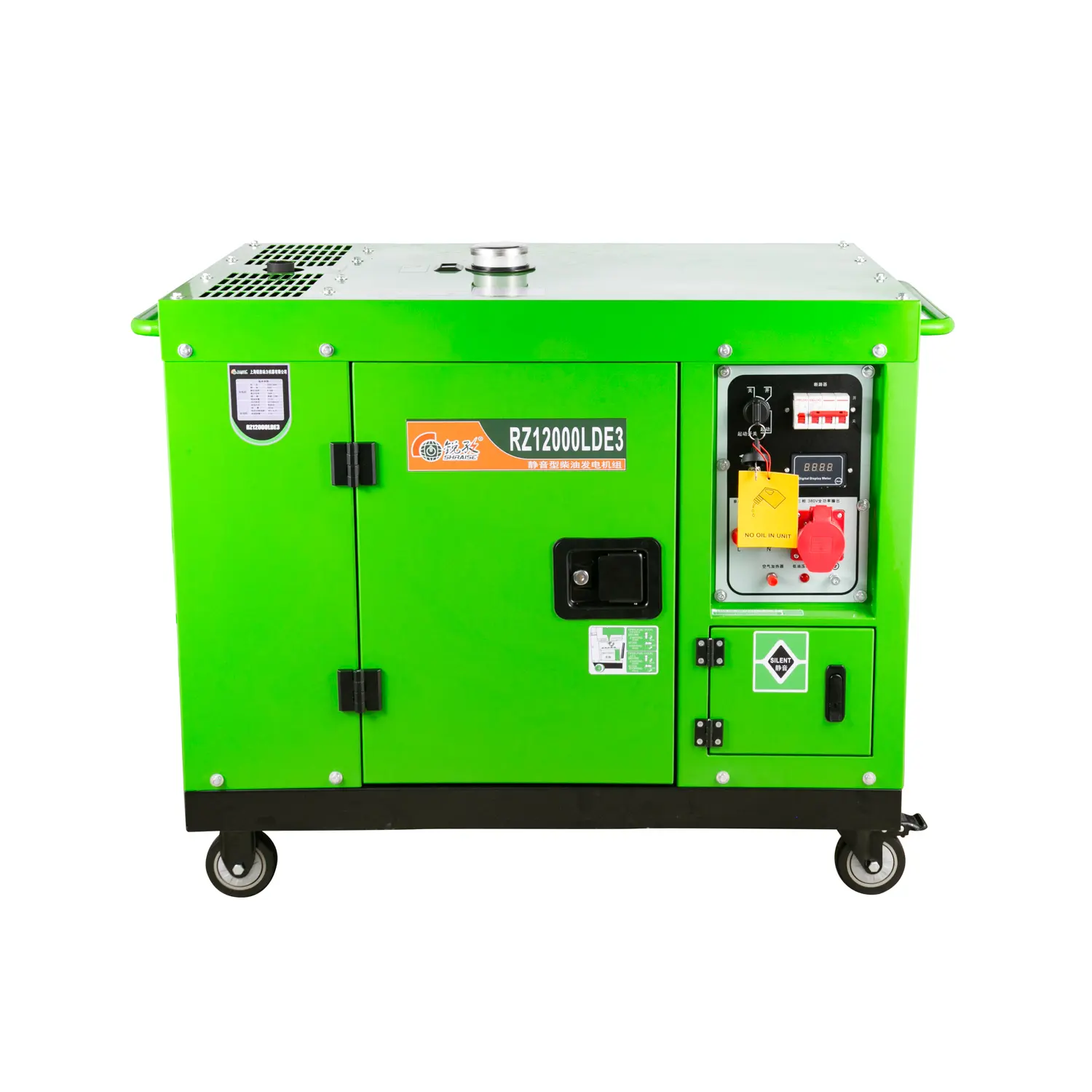 RAISE RZ12000LDE Generator Diesel Seluler, Generator Portabel Super Diam Tipe 9 KW 11 Kva Mesin Genset Mesin Cina
