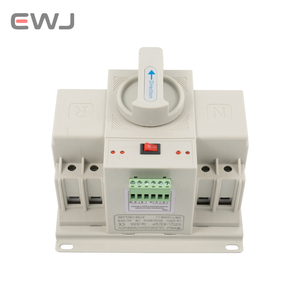 Interrupteur de transfert automatique monophasé 230V à double alimentation de type PC, <span class=keywords><strong>disjoncteur</strong></span> ATS 2P 63A, interrupteur électrique - Product Image 4