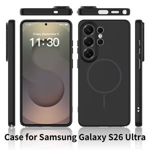 Nouvelle <span class=keywords><strong>coque</strong></span> <span class=keywords><strong>Samsung</strong></span> S26 Ultra couleur unie 2026 avec protection d'objectif <span class=keywords><strong>à</strong></span> trou <span class=keywords><strong>de</strong></span> précision au toucher doux, <span class=keywords><strong>coque</strong></span> arrière magnétique pour iPhone 17 16 Pro Max - Product Image 6