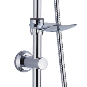 In Acciaio Inox A Parete Precipitazioni Doppia Maniglia Contemporaneo <span class=keywords><strong>Bagno</strong></span> Set - Product Image 2