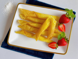 Rouleau de printemps en ananas croustillant congelé pour chariot Dim Sum Pâtisserie remplie de fruits en gros avec service OEM - Product Image 2