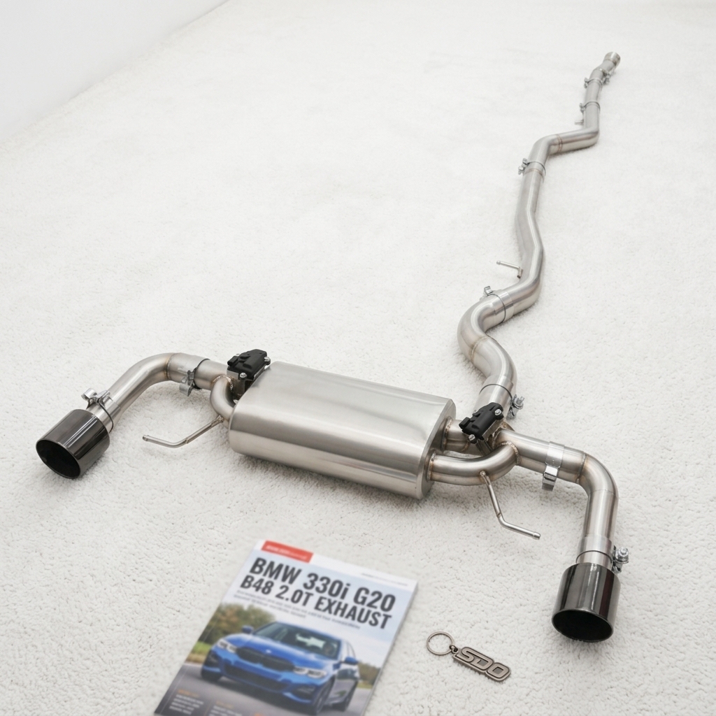 VantaFlow Electronic Valve Catback Exhaust System With Muffler for BMW 330i G20 B48 2.0T 2019-2026