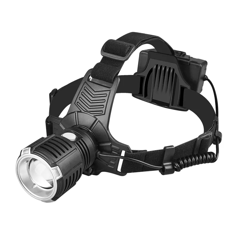 2000 Lumens phare USB led rechargeable Zoomable IP65 Cree XHP50 Lampe Frontale Haute Puissance