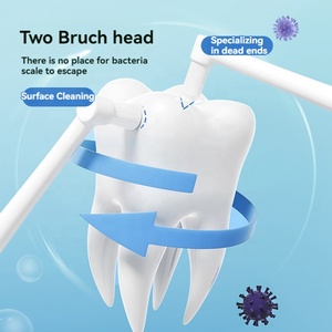 Venta al por mayor de cepillo de dientes para mascotas de cabeza pequeñ<span class=keywords><strong>a</strong></span> elimina el <span class=keywords><strong>mal</strong></span> <span class=keywords><strong>aliento</strong></span> Prevención de cálculo Dental perro gato limpieza boca perro cepillo de dientes - Product Image 2