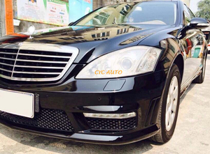 ชุดร่างกายสําหรับ<span class=keywords><strong>Mercedes</strong></span> <span class=keywords><strong>Benz</strong></span> S Class <span class=keywords><strong>W221</strong></span> อัพเกรด<span class=keywords><strong>S65</strong></span> <span class=keywords><strong>AMG</strong></span> bodykitกันชนหน้ากระจังหน้าdiffuser 2006 2013 - Product Image 4