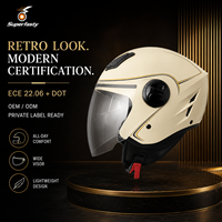 Casque ouvert ABS, homologué ECE, à libération rapide, léger, pour moto sportive, construction de qualité supérieure résistante aux chocs