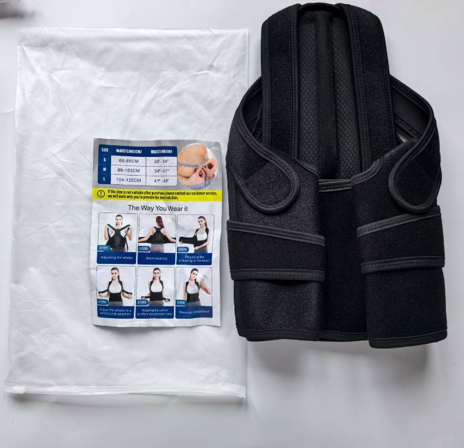 Black fiberglass support