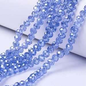 <span class=keywords><strong>PandaHall</strong></span> - Cuentas de Vidrio Facetadas Redondas con Acabado Perlado, Electrochapadas, de 1 mm, 2 mm, 3 mm, 4 mm, 6 mm, 8 mm y 10 mm, Paquete de 10 Hilos - Product Image 4