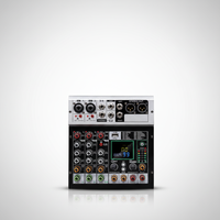 Petit mixeur audio professionnel 4 canaux avec 99 effets DSP, contrôleur DJ/console audio pour studio d'enregistrement et diffusion en direct
