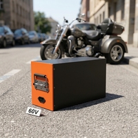 Batterie de scooter électrique Delong LFP4850 60V 15Ah-30Ah LiFePO4 étanche avec boîtier métallique et protection BMS intégrée, garantie 5 ans