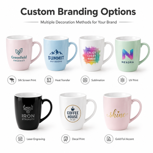 Taza <span class=keywords><strong>de</strong></span> Cerámica <span class=keywords><strong>de</strong></span> 11 oz con Logotipo Personalizado, Taza <span class=keywords><strong>de</strong></span> Café Personalizada, 12 Colores, Acabado Brillante, Apta para Alimentos, Taza <span class=keywords><strong>de</strong></span> Té para Regalo Corporativo Promocional - Product Image 2