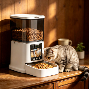ODM Smart Pet Feeder Distributeur Automatique Pet Feeder Automatic <b>WiFi</b> Timed Feeding Smart Pet Feeder Indoor Supplies - Product Image 1