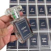 Étiquettes Adhésives de Haute Qualité pour Flacons de Cosmétiques et Parfums, Logo 3D, Étanche et Résistant aux UV