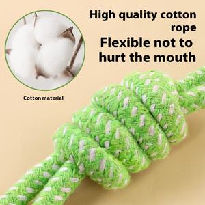 Jouet à mâcher durable en corde de coton, motif dessin animé, pour chiens et chats de petite, moyenne et grande taille, pour la dentition et l'hygiène buccale - Vente en gros - Product Image 5