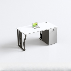 Vente en gros de personnalisation 1.2m petit bureau modulaire en bois blanc Table de bureau minimaliste au design moderne pour chambre à coucher - Product Image 5