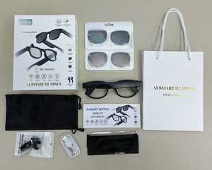 แว่นตาอัจฉริยะ G1 รุ่นที่ดีที่สุด กล้อง 8MP ป้องกันการสั่นไหว แปลภาษาด้วย AI ส่งสัญญาณ WIFI บันทึกการประชุม โทรออกด้วยบลูทูธ ฟังเพลง - Product Image 5
