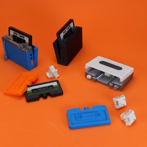 Llavero Retro con Diseño de Casete, Impreso en 3D, Antiestrés, Colgante para Aliviar el Estrés - Product Image 3