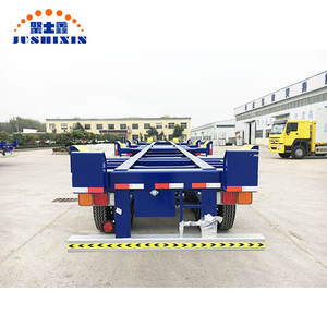 Günstige Preis hohe qualität <span class=keywords><strong>2</strong></span>/<span class=keywords><strong>3</strong></span> Achse 40/45 ft Container Chassis Pritsche Schwanenhals Skeleton Lkw Tieflader - Product Image 6