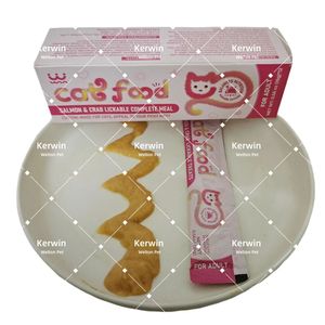 Vente en gros en usine d'aliments <span class=keywords><strong>pour</strong></span> animaux de compagnie à haute teneur en protéines Multiplier les saveurs Nutrition Nourriture humide <span class=keywords><strong>pour</strong></span> chat 16g Bandes crémeuses <span class=keywords><strong>pour</strong></span> chat Friandises <span class=keywords><strong>pour</strong></span> chatons - Product Image 5