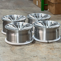 Jantes Viorock personnalisées multi-rayons argentées noires 18 19 20 21 22 pouces 5*112 5*114.3 Forgeiato compatibles avec Audi, Mercedes Benz, Toyota