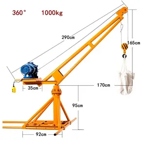 Construction Lifting Crane Mini Portable Crane