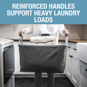 Expandable Durable <b>Collapsible</b> Fabric Laundry Basket Foldable Pop up <b>Storage</b> - Product Image 3