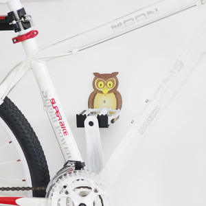 Soporte de pared para bicicleta Antuke Owl, gancho metálico para bicicleta, soporte de almacenamiento duradero para uso en interiores y exteriores - Product Image 5