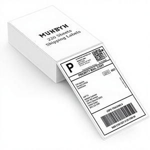 Etiquetas <span class=keywords><strong>de</strong></span> Envío Térmicas Directas MUNBYN 4x6, Grado Comercial, Adhesivo Permanente, Formato Rectangular, Etiquetas <span class=keywords><strong>de</strong></span> Correo - Product Image 1