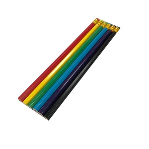 Gói Hộp Giấy Kraft Graphite #<span class=keywords><strong>2</strong></span> HB Số <span class=keywords><strong>2</strong></span> Bộ Bút Chì Gỗ Lục Giác Cho Trẻ Em Nhiều Màu - Product Image 3