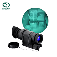 LinduNV LDNVM18 AutoGated Night Vision Monocular PVS-14 Lensa Kompatibel dengan Manual Gain Gen 2+ Tube Resolusi Tinggi 1X 40 °   FOV