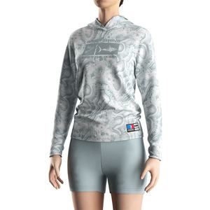 Camiseta con Protección Solar UPF 50+ de Secado Rápido con Logotipo Personalizado, Camiseta Impermeable UPF 50+ para Mujer, Sudadera con Capucha para Pesca - Product Image 5