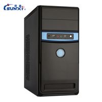 Boîtier d'ordinateur de jeu de bureau directement de l'usine boîtier d'ordinateur de gamer cpu vertical bon marché