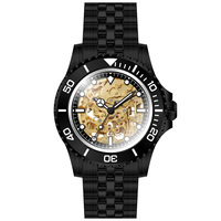 2024 personalizar marca de lujo Pogue Pepsi bisel mecánico automático relojes cronógrafo raro vintage reloj para hombre