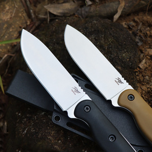 Chất Lượng Cao Thép Không Gỉ Ngoài Trời Cố Định Lưỡi Cắm Trại Dao Đa Năng Edc Công Cụ Với Vỏ Bọc OEM Tùy Chỉnh - Product Image 3