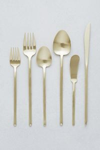 Collection de couverts en métal contemporains de luxe pour la table à manger, la cuisine et les applications de service dans les hôtels et restaurants - Product Image 5