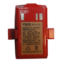 KOLIDA-Piezas de instrumentos de batería roja, accesorios para la serie Kolida, estación total, topografía, hecha de plástico duradero
