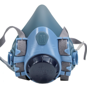 قناع غاز نصفي للبيع بسعر مخفض، للاستخدام المدني، مصنوع من السيليكون، مضاد للحساسية، مع فلاتر للغبار والمواد الكيميائية، تصميم جديد - Product Image 2