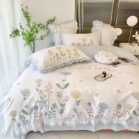 Ensemble de draps de lit Layce Patchwork, style uni, imprimés de luxe, pour chambre à coucher ou hôtel