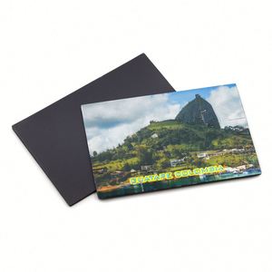 Factory Wholesale Oem Colombia Tourist Souvenir Shiny Flake Art <b>Fridge</b> Magnet Epoxy Foil Magnets - Product Image 5