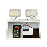 Signalisation de sortie LED à 4 lampes rechargeable au lithium étanche IP65, éclairage de secours
