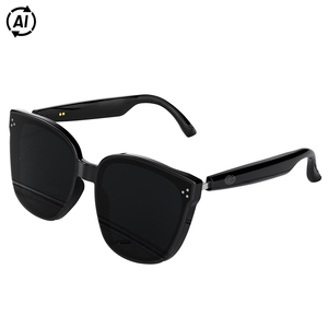 Lunettes de traduction prenant en charge plus de 110 langues, verres polarisés UV400, lunettes de soleil, audio ouvert, lunettes intelligentes pour le bureau et l'extérieur - Product Image 1