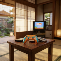 Manette de jeu sans fil Bluetooth GAMINJA Source Factory avec joystick à effet Hall, prise en charge OEM/ODM pour Nintendo Switch/Mobile/PC