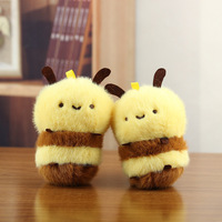 Jolie Peluche Abeille Jaune Adorable avec Rembourrage en Coton PP, Pendentif de Sac à Dos Unisexe, Breloque de Sac