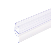 Guida 541019 Waterdichte Pvc Douchedeur Wandgemonteerde Glazen Tot Glazen Afdichtingsstrip Voor 8-12Mm