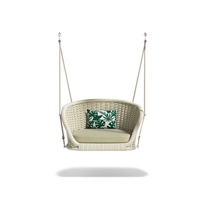 Nordic Newly Designed Home Garden Courtyard Balcony Outdoor <b>Hanging</b> Rope <b>Hanging</b> Chair Furniture - Product Image 2
