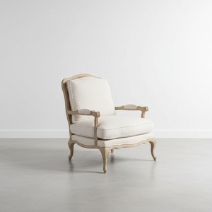 Poltrona di Successo <span class=keywords><strong>in</strong></span> Stile Rustico Francese Antico <span class=keywords><strong>in</strong></span> <span class=keywords><strong>Legno</strong></span> con Poggiapiedi, Poltrona da Salotto d'Arredo - Product Image 2