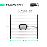 Lumière LED de Croissance Horticole sur Mesure FLEXSTAR, Spectre Complet, 720W 650W 480W 240W 120W, pour Hydroponie
