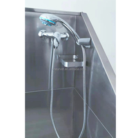Station de toilettage pour chiens et chats EURPET, luxe, électrique, relevable, en acier inoxydable, avec étagère