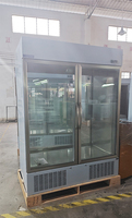 Armoire à viande suspendue grand espace boeuf mouton vertical réfrigéré vitrine de conservation fraîche